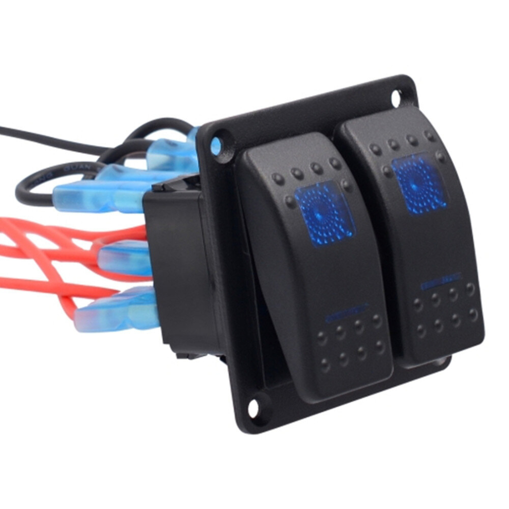 5Pin Dc 12V / 24V Circuit Breakers Button Toggle Switch Panel With Led Indicator For Car Rv Marine Boat 6913664863796