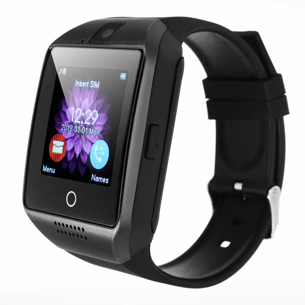 Q18 Bluetooth Smart Watch With Touch Screen Big Battery Support Tf Sim Card Camera For Android Ios 4151093638963