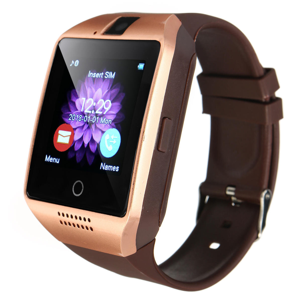 Q18 Bluetooth Smart Watch With Touch Screen Big Battery Support Tf Sim Card Camera For Android Ios 4151093638949