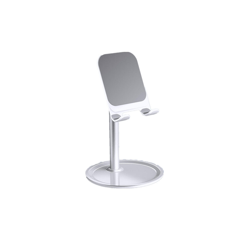 2Pcs Aluminum Alloy Desktop Phone Holder Tablet Stand For 4.7-10.5 Inch Smart Phone Tablet Iphone Ipad Samsung Silver 4191026533989