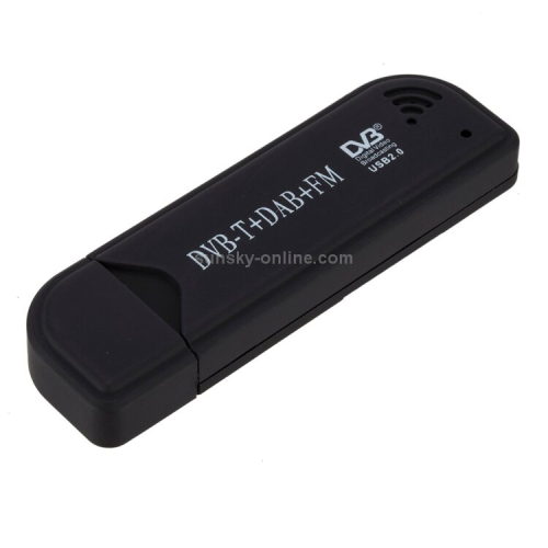 Mini Dvb-T + Dab + Fm Usb Digital Tv Dongle / Receiver Stick With Remote Control(Black) 1