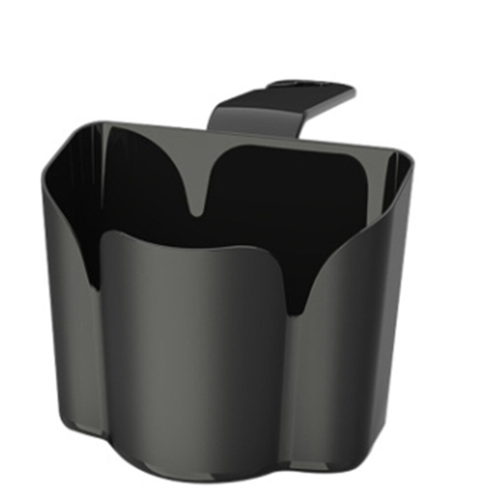 2Pc Car Back Seat Hook Trash Rubbish Garbage Can Mobile Phone Holder Storage Box (Black) Black 6913664846829