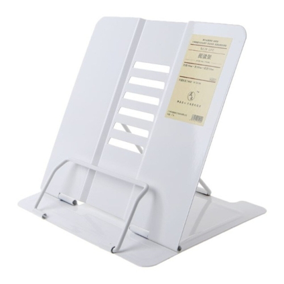 Photos - Holder / Car Charger Keshen Portable Metal Adjustable Reading Book Holder Support iPad Document Book Shelf Bookstand, Size:Small (White)