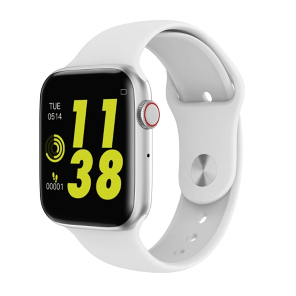 W34 1.54 Inch Ips Color Screen Smart Watch,Support Call Reminder /Heart Rate Monitoring/Sleep Monitoring/Sedentary Reminder/Ecg Monitoring(Silver) Silver 6913664814286