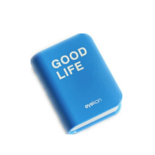 4 Pcs Cartoon Cute Book Travel Glasses Contact Lenses Box for Eyes Care(Blue)