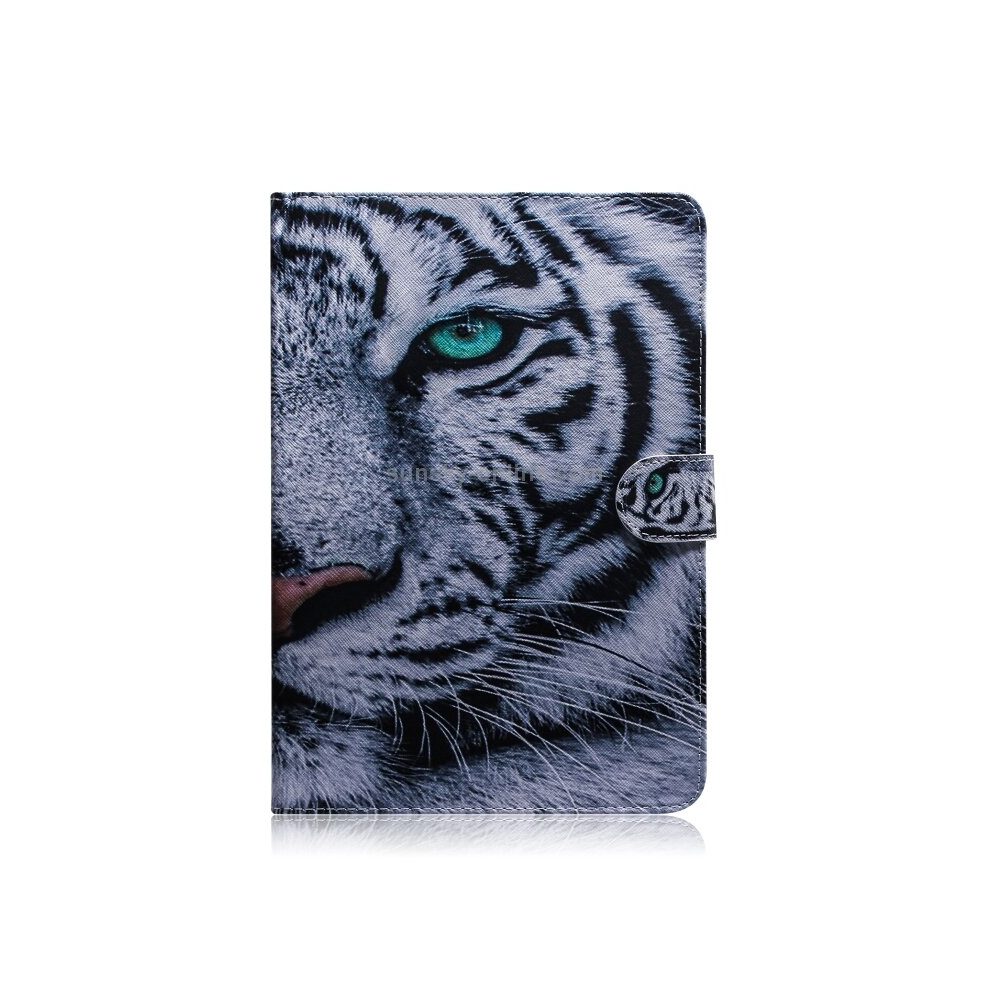 Tiger Pattern Horizontal Flip Leather Case For Galaxy Tab S5e T720 / T725, With Holder & Card Slot & Wallet 8881471555556