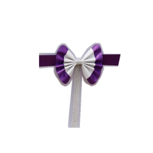 3PCS Bow Tie Leather Satin Chair Sash Bands For Wedding Party Spandex Chair Cover For Hotel Chair Decor