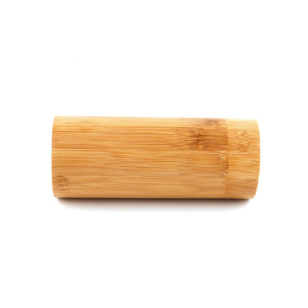 Keshen Bamboo Cylinder Glasses Case Bamboo Wooden Sunglasses Case(Primary Color Bamboo)