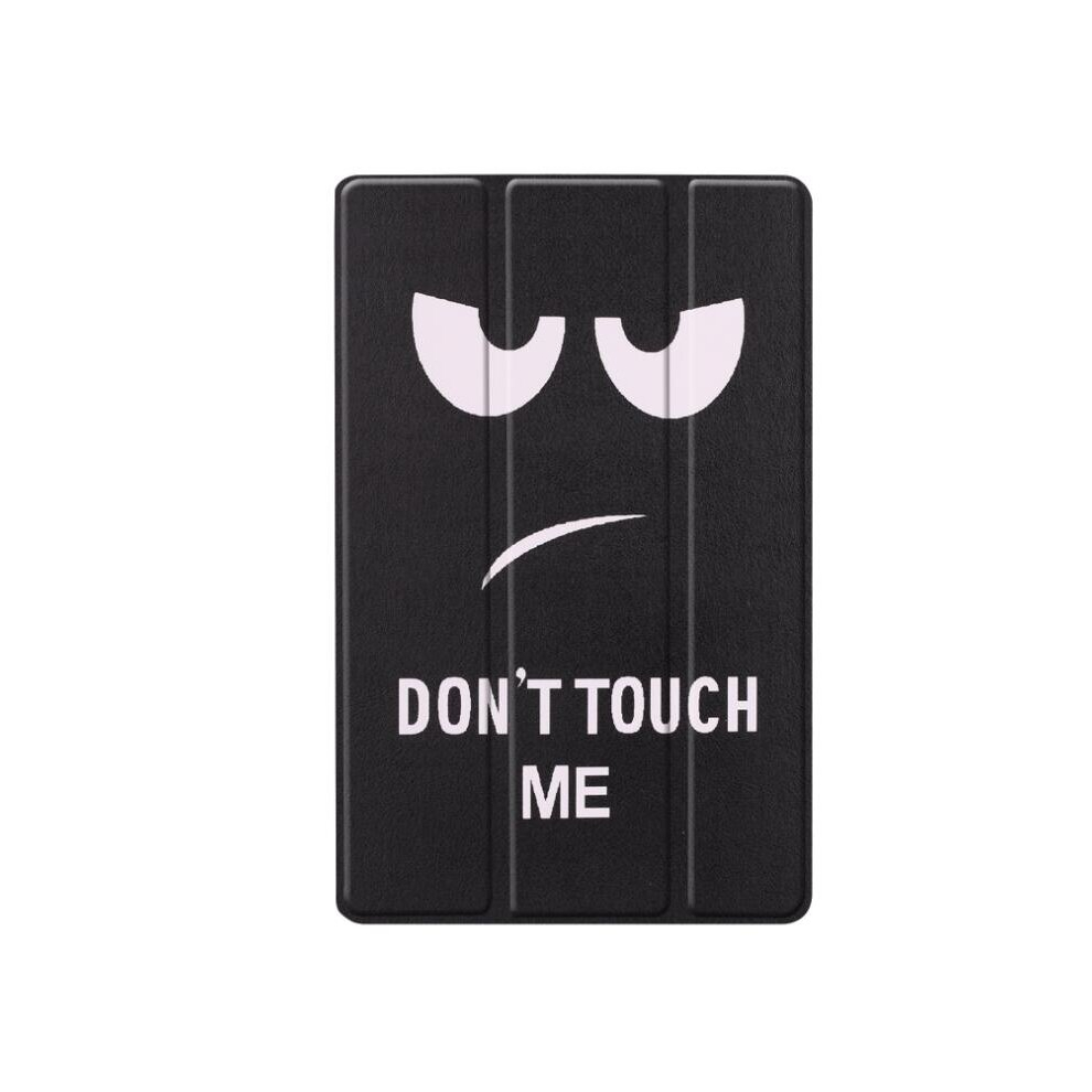 Custer Texture Big Eyes Pattern Colored Drawing Horizontal Flip Leather Case For Galaxy Tab A 10.1 2019 T510/T515 8881471532106