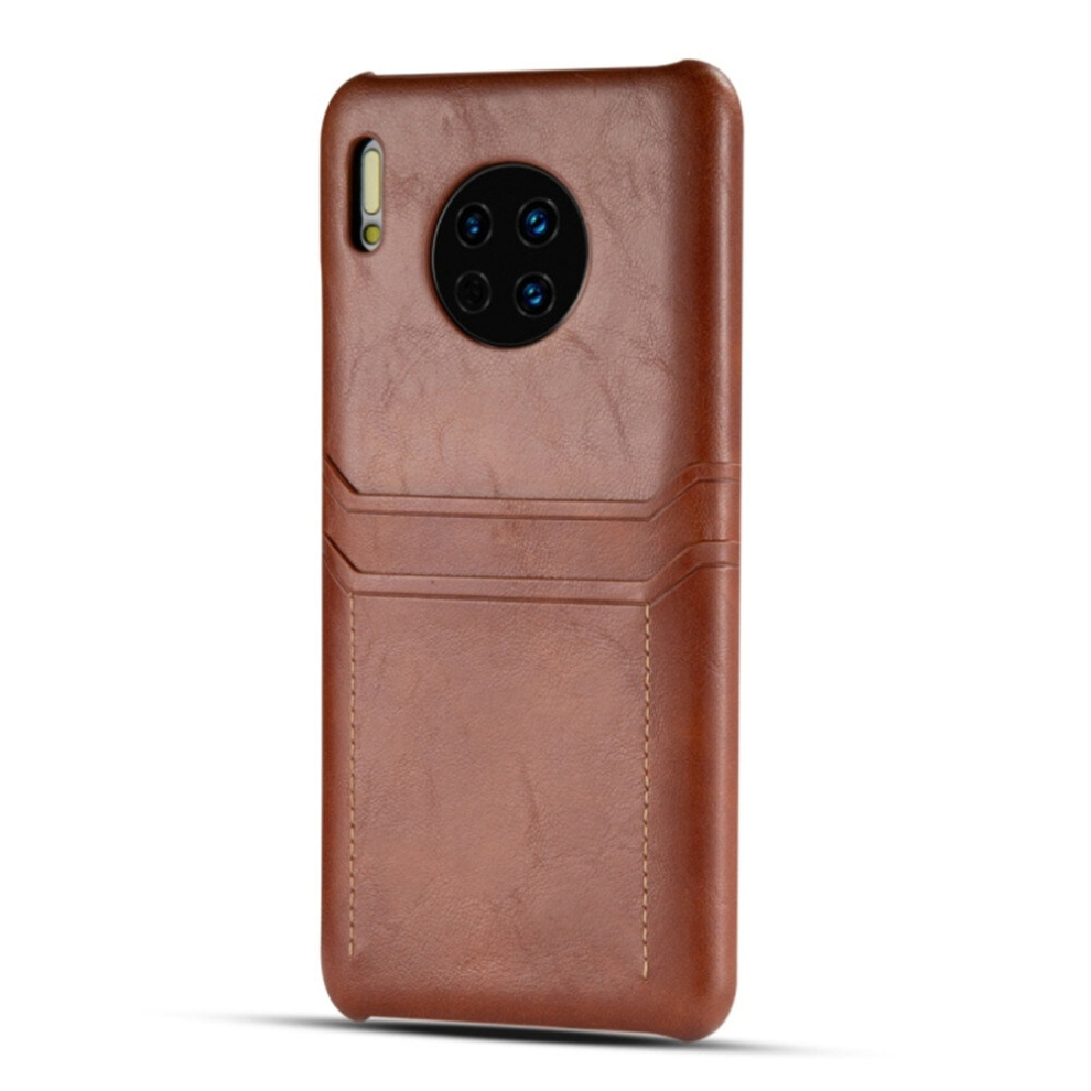 For Huawei Mate 30 Calf Texture Pu + Pc Protective Case With Card Slots(Brown) Brown 8881471549128