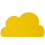 2PC  Cloud Silicone Placemat Waterproof Environmental Protection Student Table Mat, Color:Yellow 1