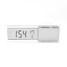 2 In 1 Car Auto Lcd Clip-On Digital Lcd Automotive Thermometer Clock Temperature Time