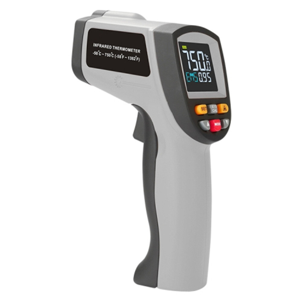 Keshen Portable Digital Laser Point Infrared Thermometer, Temperature Range: -50-750 Celsius Degree
