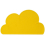 2PC  Cloud Silicone Placemat Waterproof Environmental Protection Student Table Mat, Color:Yellow 2