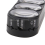 3 Wheels Blue / Orange LED Light LCD Screen Car Digital Thermometer with Clock / Calendar(Black) 3