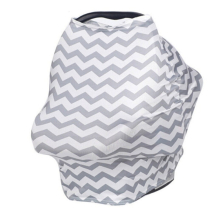 Multi-function Shopping Cart Baby Car Set Cradle Cover Cotton Nursing Towel(Gray)