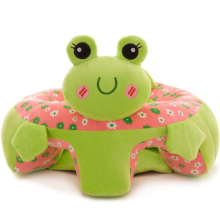 Baby Seats Sofa Plush Support Seat Learning To Sit Baby Plush Toys, Size:45x50x29cm(Green Frog)