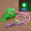 10PCS  Stylish Flashing LED Light Whistle (Random Color Delivery) 2