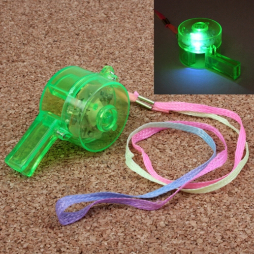 10PCS  Stylish Flashing LED Light Whistle (Random Color Delivery) 1