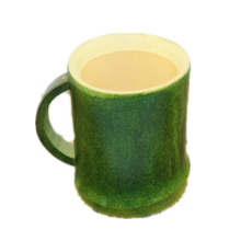 Natural Green Environmental Protection Bamboo Drinking Water Tea Cup Creative Gift Cup, Capacity:201-300ml(Green)