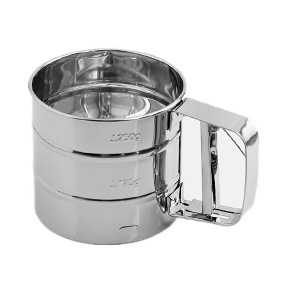 2Pcs  Manual Mesh Flour Sugar Powder Stainless Steel Hand Sifter Sieve Cup Baking Tool-image-OPC-PD6HFH6-NEW
