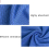 3 Pcs Microfiber Fabric Gym Sports Towel Enduring Ice Size: 30*100Cm(Dark Blue) 2