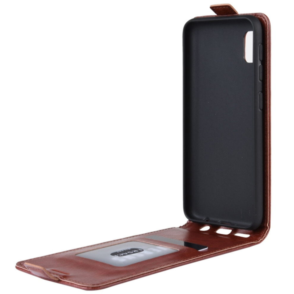 Crazy Horse Vertical Flip Leather Protective Case For Galaxy A10e(Brown) Brown 8881471556430