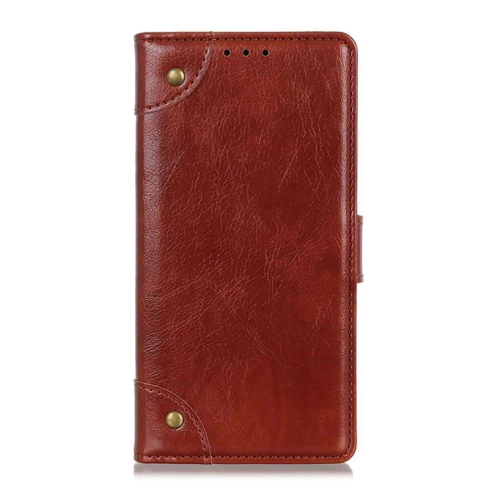 Copper Buckle Nappa Texture Horizontal Flip Leather Case For Wiko Y80, With Holder & Card Slots & Wallet (Brown) Brown 8881471542747
