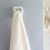 3PCS  Wall-mounted Plastic Free Punch Towel Rack Kitchen Dish Cloth Hook(Transparent White) 5