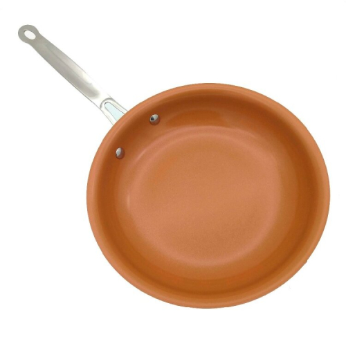 Induction Cooker Kitchen Pan Ceramic Coated Nonstick, Size:8 Inches 1
