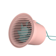CE / ROHS/FCC Certificated ABS + PC USB Small Horn Desktop Stype Small Fan , Line Length: 1.5m (Pink)