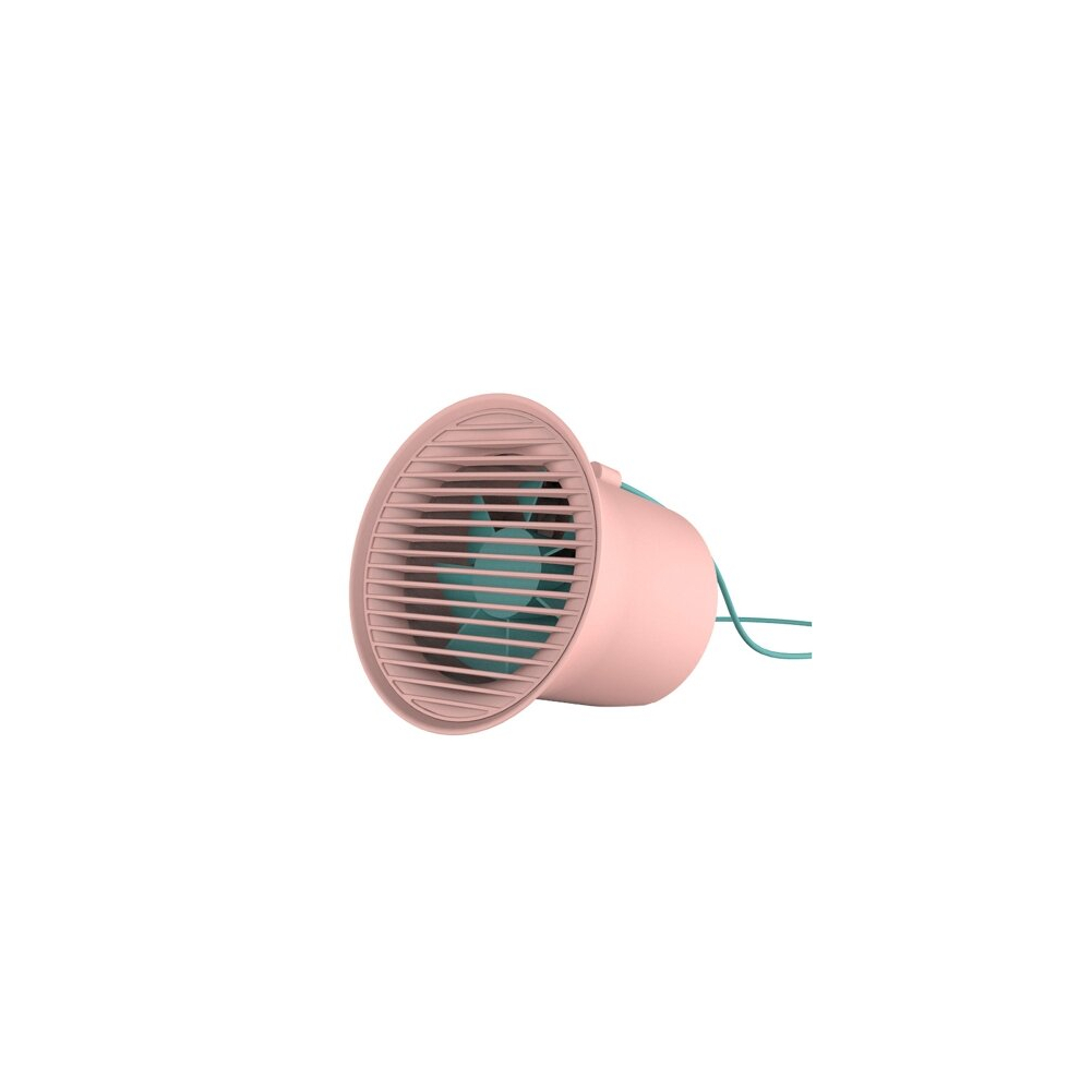 Ce / Rohs/Fcc Certificated Abs + Pc Usb Small Horn Desktop Stype Small Fan Line Length: 1.5M (Pink) Pink 6913664827514