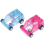 2PC Mini Pencil Shaving Eraser Desktop Cleaning Trolley Sweeper, Random Color Delivery 1
