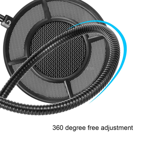 Ps-1 Dual-Layer Recording Microphone Studio Wind Screen Pop Filter Mask Shield 2