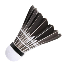 12 In 1 Black Goose Feather Material Professional Competition Training Badminton