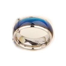 10 Pcs Fine Jewelry Mood Ring Color Change Emotion Feeling Mood Ring Changeable Band Temperature Ring, Ring Size:17mm