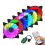 10PCS 120mm RGB Adjustable LED Cooling Fan with Controller Remote For Computer 8