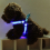 2PC Double Sided LED Light Pet Harness Nylon Cat Dog Chest Strap Leash, Size:XL(Blue) 3