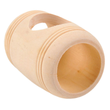 3PC Pet Wooden Wine Barrel Cask Shaped Hamster House  Toys For Small Pets Cage