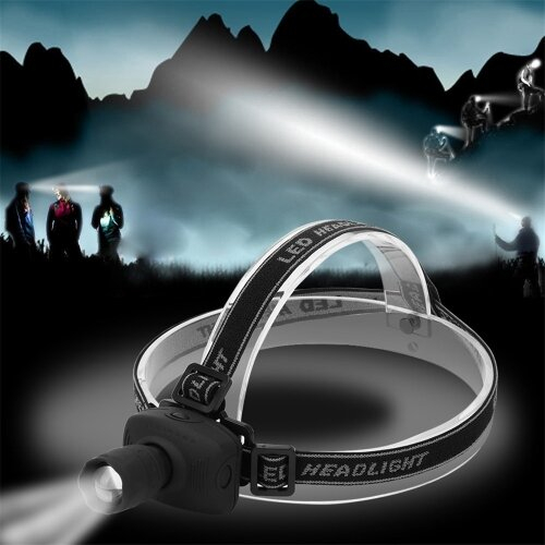 3 Modes Energy Saving Outdoor Sports Camping Headlight Flashlights 1