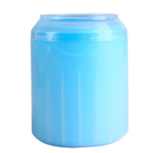 Pet Cat Dog Foot Clean Cup Cleaning Tool Silicone Washing Cup, Size: 11.5x8.5x8.5cm (Blue)