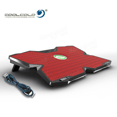 Ice Magic 2 Notebook Cooler 4 Fan 2 USB LED Laptop Cooler Cooling Pad Computer Stand 1