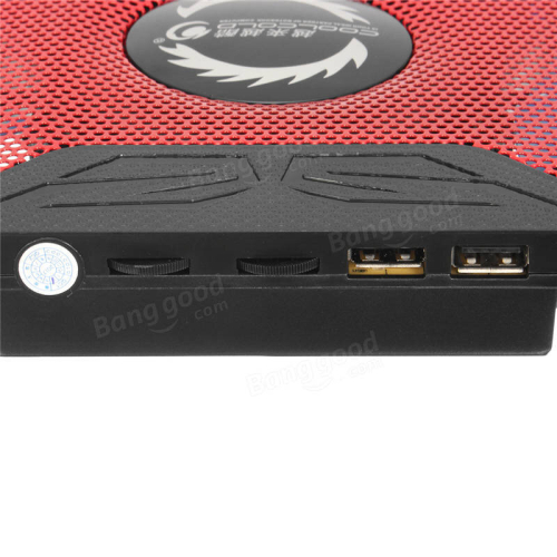 Ice Magic 2 Notebook Cooler 4 Fan 2 USB LED Laptop Cooler Cooling Pad Computer Stand 2