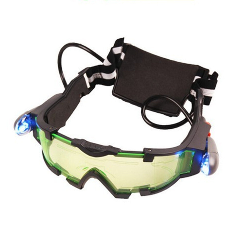 Night Vision Goggles With Flip-Out Blue Led Lights 1