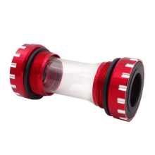 Bike Bicycle BB109 Bottom Bracket Fits 68-73mm for SHIMANO Mountain Bike(Red)