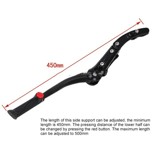 Double Installation Adjustable Bike Side Kickstand Kick Stand for Mountain Bicycle 2
