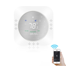 24V WiFi Smart Heat Pump Thermostat Temperature Controller Smart Life/Tuya APP Remote Control Works with Alexa Google Home