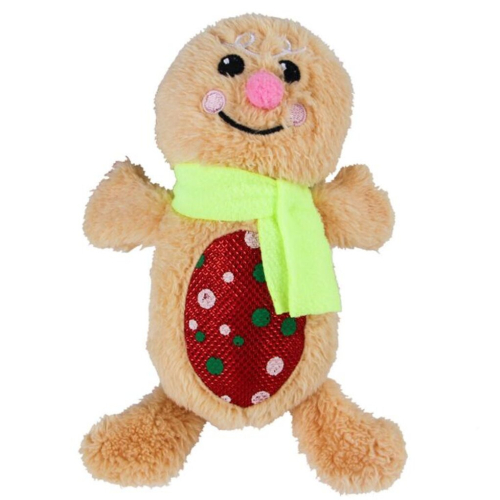 Pet Plush Vocal Toy Christmas Small Medium Dog Decompression Vent Training Pet Supplies(Smiley )