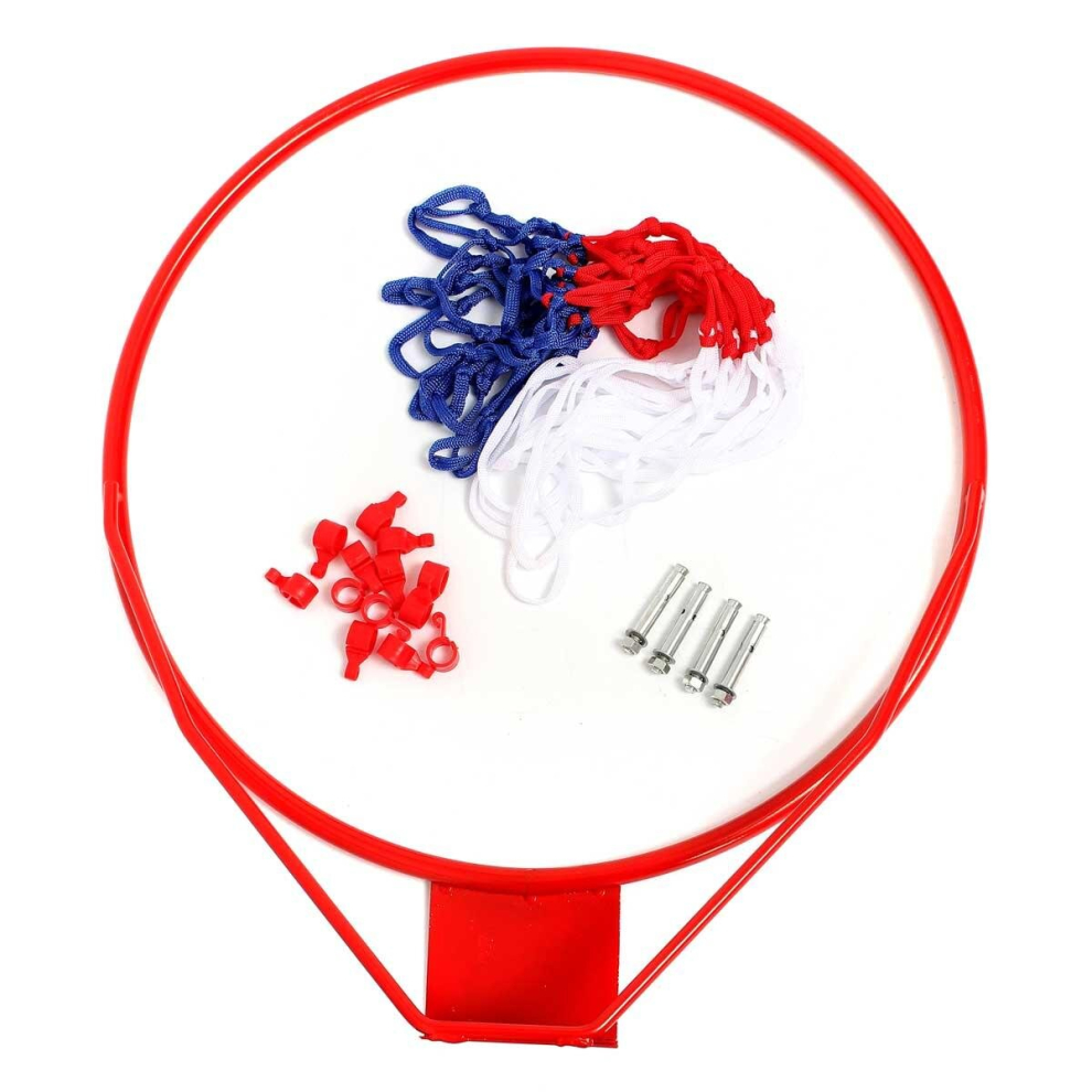 Photos - Basketball Hoop Keshen Wall Mounted Hanging Basketball Goal Hoop Rim Metal Netting 