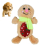 Pet Plush Vocal Toy Christmas Small Medium Dog Decompression Vent Training Pet Supplies(Smiley ) 2